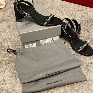 Balenciaga printed sandal